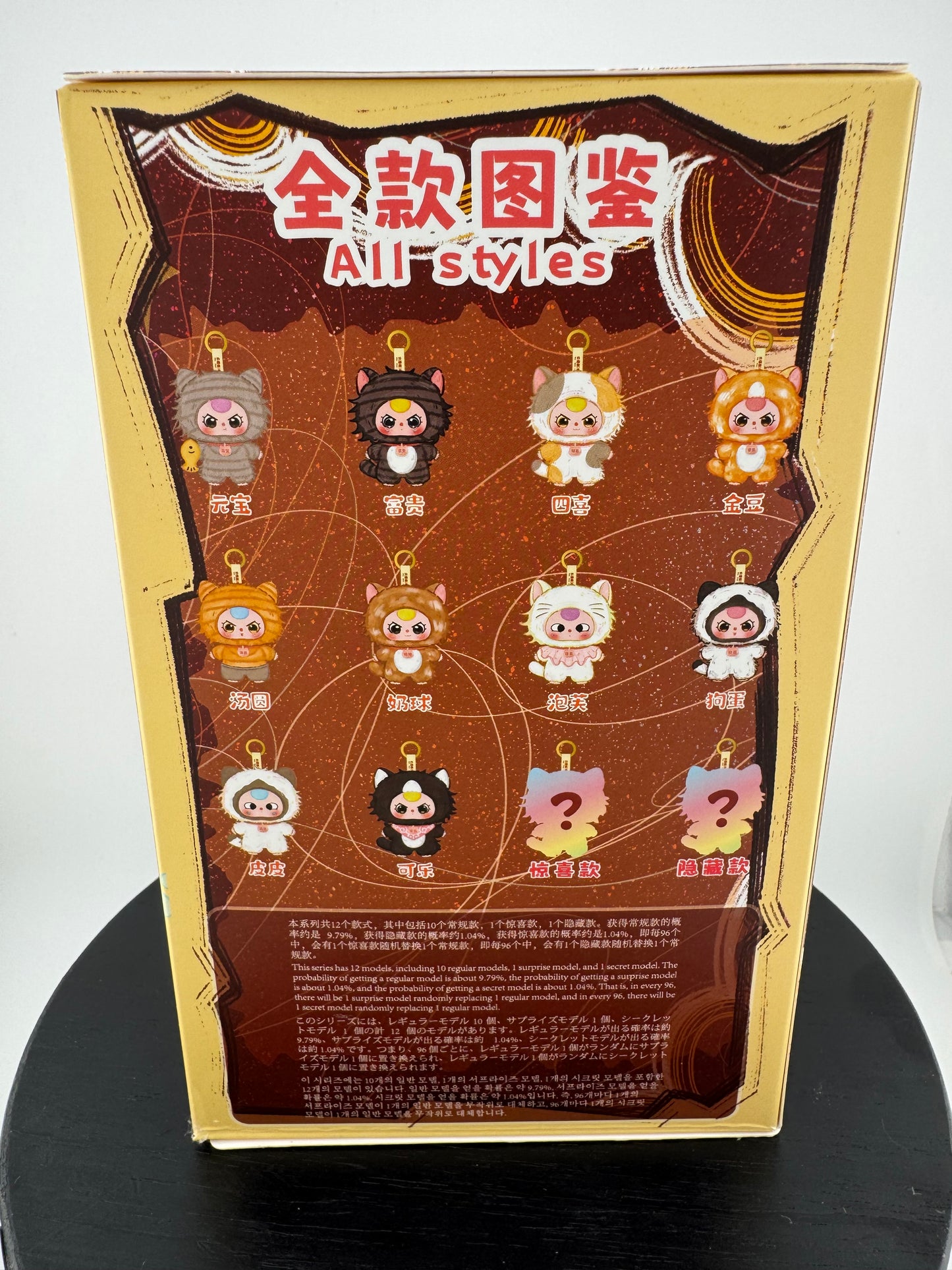 AUTHENTIC Baby Three Whose Cat Is This? Plush Series - PUFF CONFIRMED